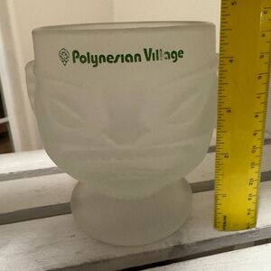 Polynesian Village Disney World Glass cup